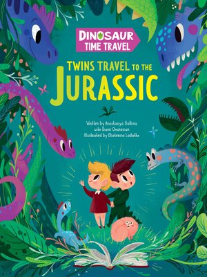 cover image of Twins Travel to the Jurassic